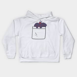 Pocket Mothman Kids Hoodie